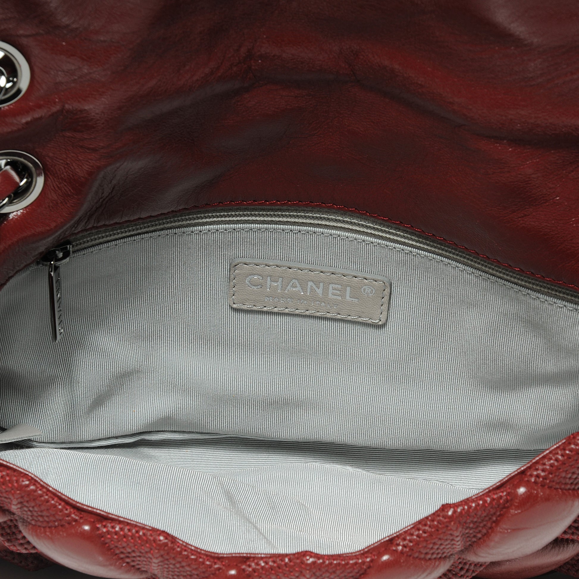 Chanel Lambskin Stravinsky Medium Flap Bordeaux 7 of 7