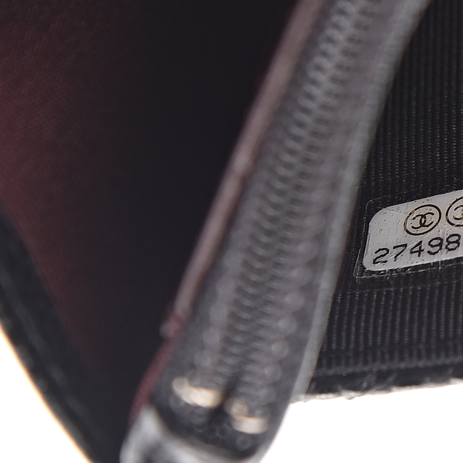 Chanel Caviar Quilted Wallet On Chain WOC Black 8 of 12