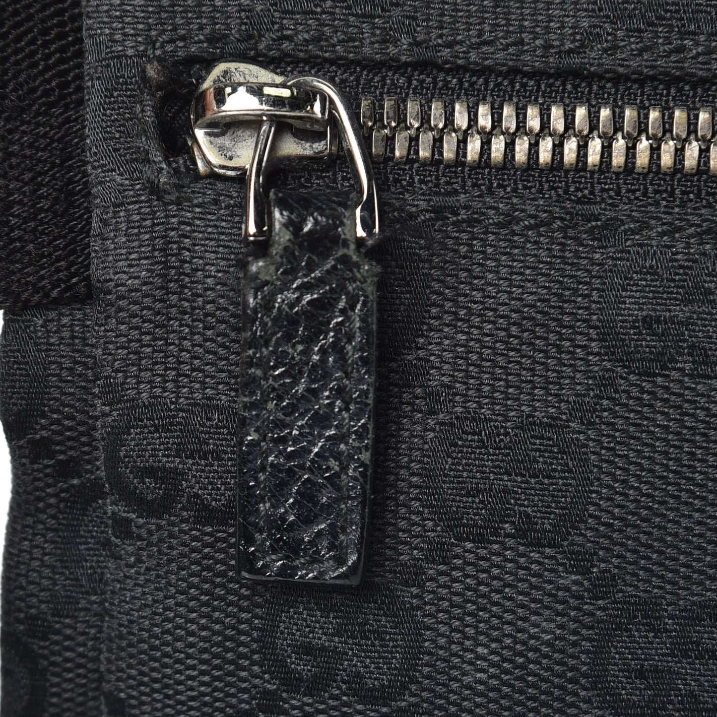 GG Monogram Double Pocket Belt Bag Black