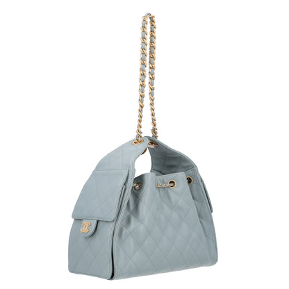 Chanel Caviar Quilted Small Chanel 25 Handbag Light Green 2 of 6