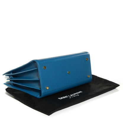 Saint Laurent Calfskin Small Sac De Jour Indigo 4 of 9
