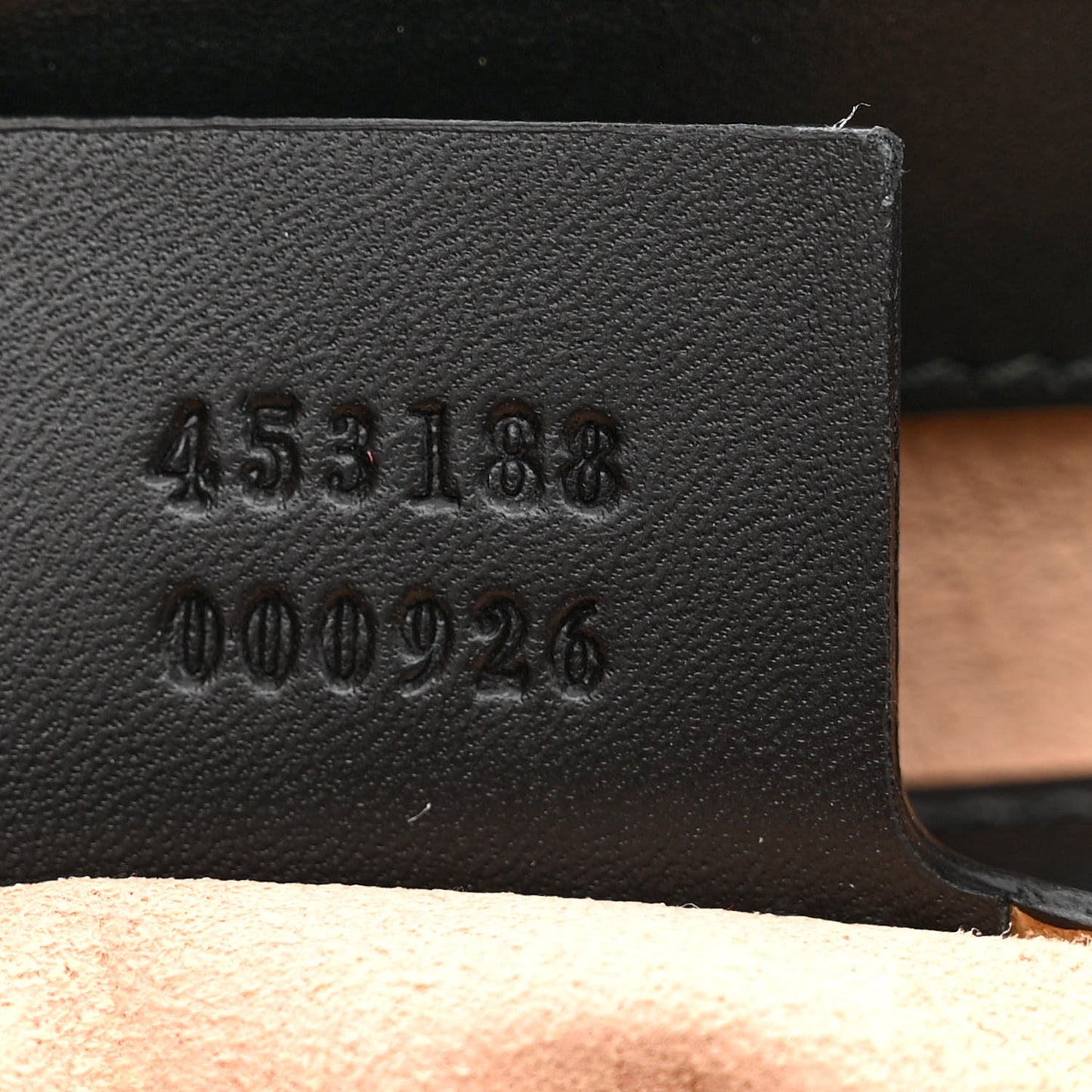 Guccissima Signature Small Padlock Top Handle Bag Black