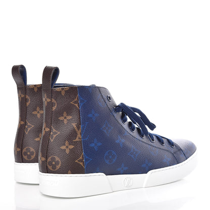 Louis Vuitton Monogram Match Up Sneakers 7 Pacific Blue 4 of 9