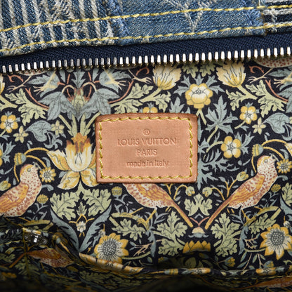 Louis Vuitton Denim Patchwork Bowly Blue 6 of 12
