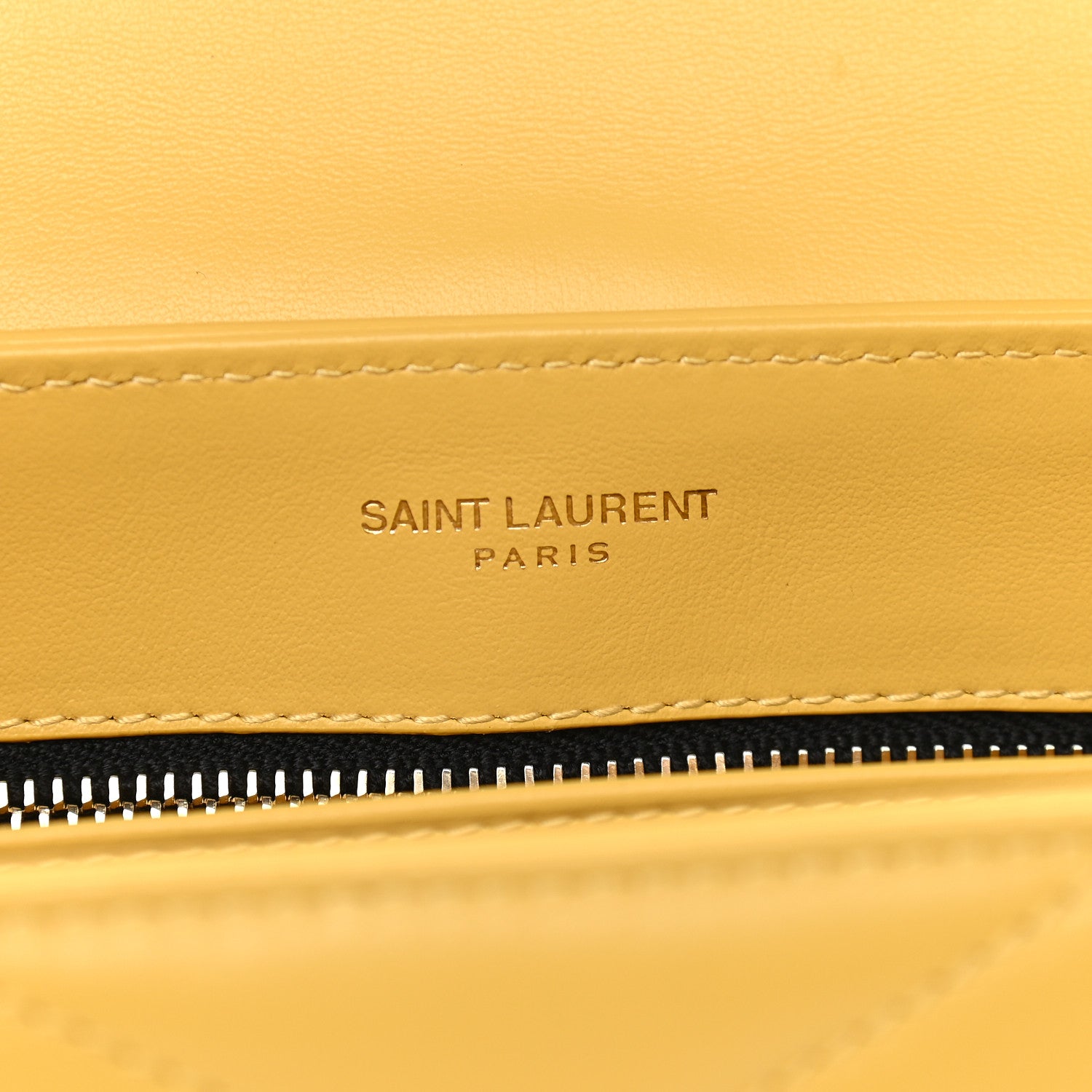 Saint Laurent Calfskin Y Quilted Monogram Toy Loulou Crossbody Bag Sunflower 8 of 9