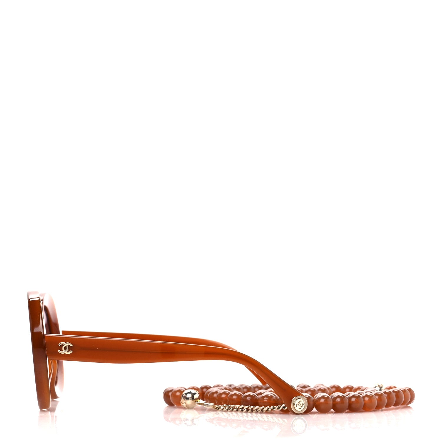 Chanel Acetate Round Sunglasses 5489 Brown 3 of 8
