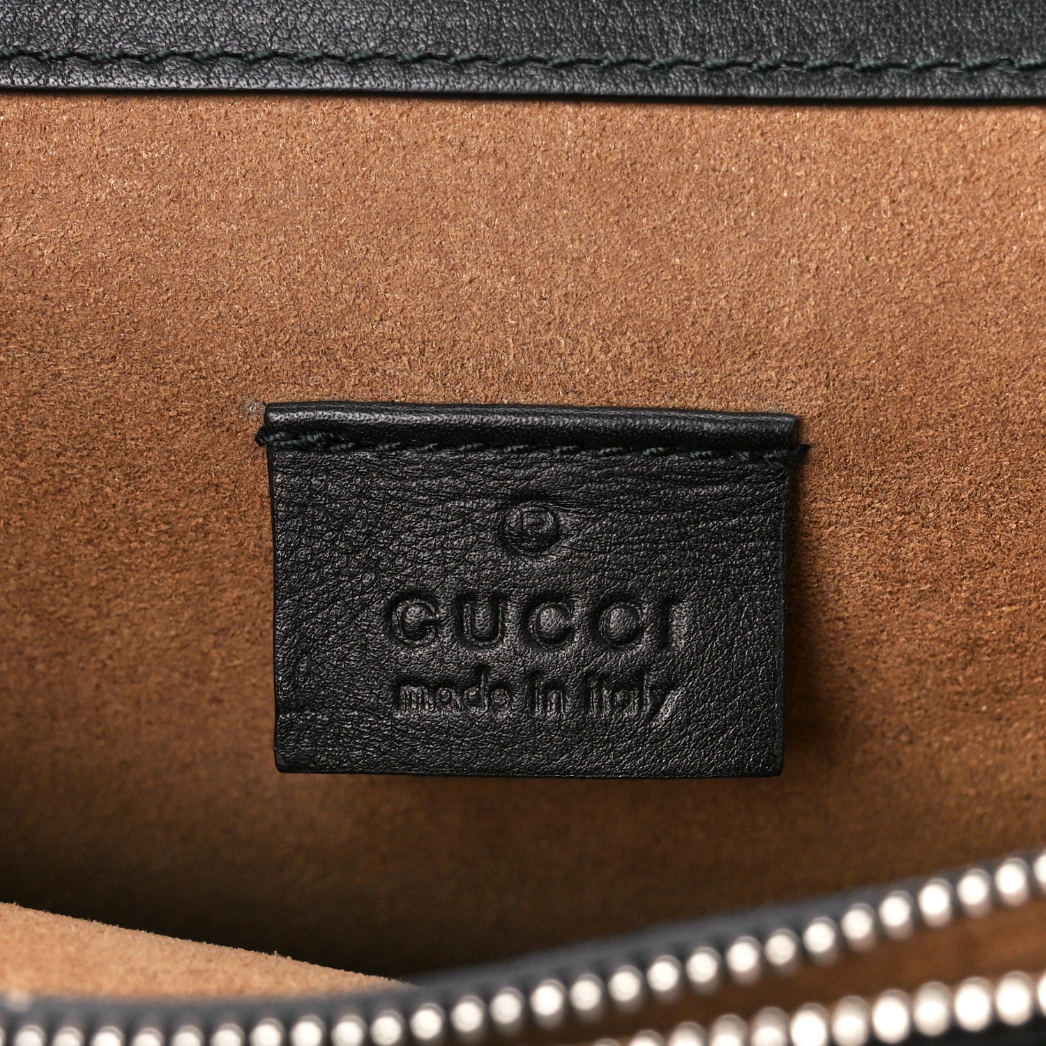 Gucci GG Supreme Monogram Arabesque Medium Dionysus Shoulder Bag Black 6 of 10