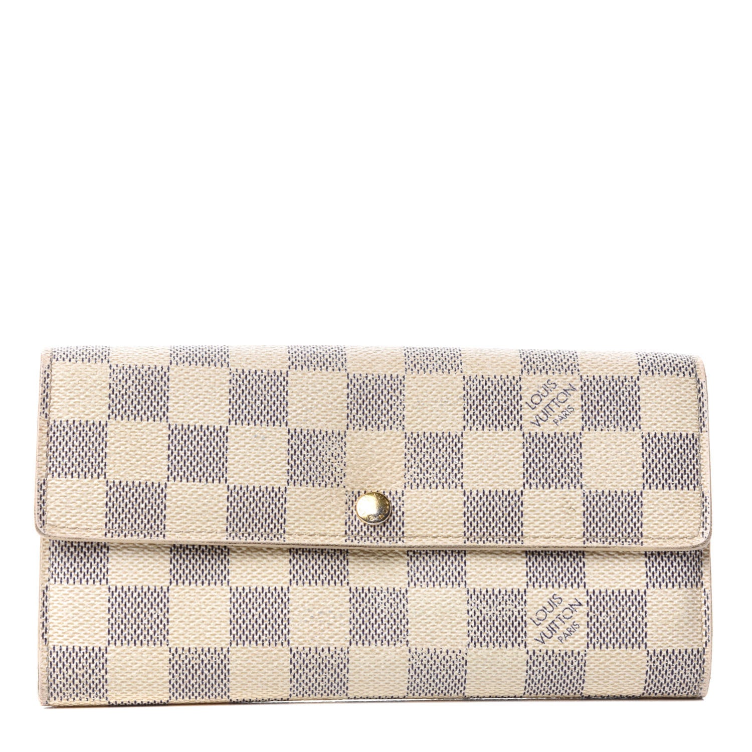 Louis Vuitton Damier Azur Sarah Wallet 1 of 8