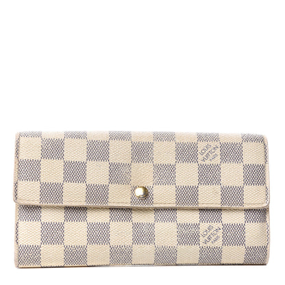 Louis Vuitton Damier Azur Sarah Wallet 1 of 8