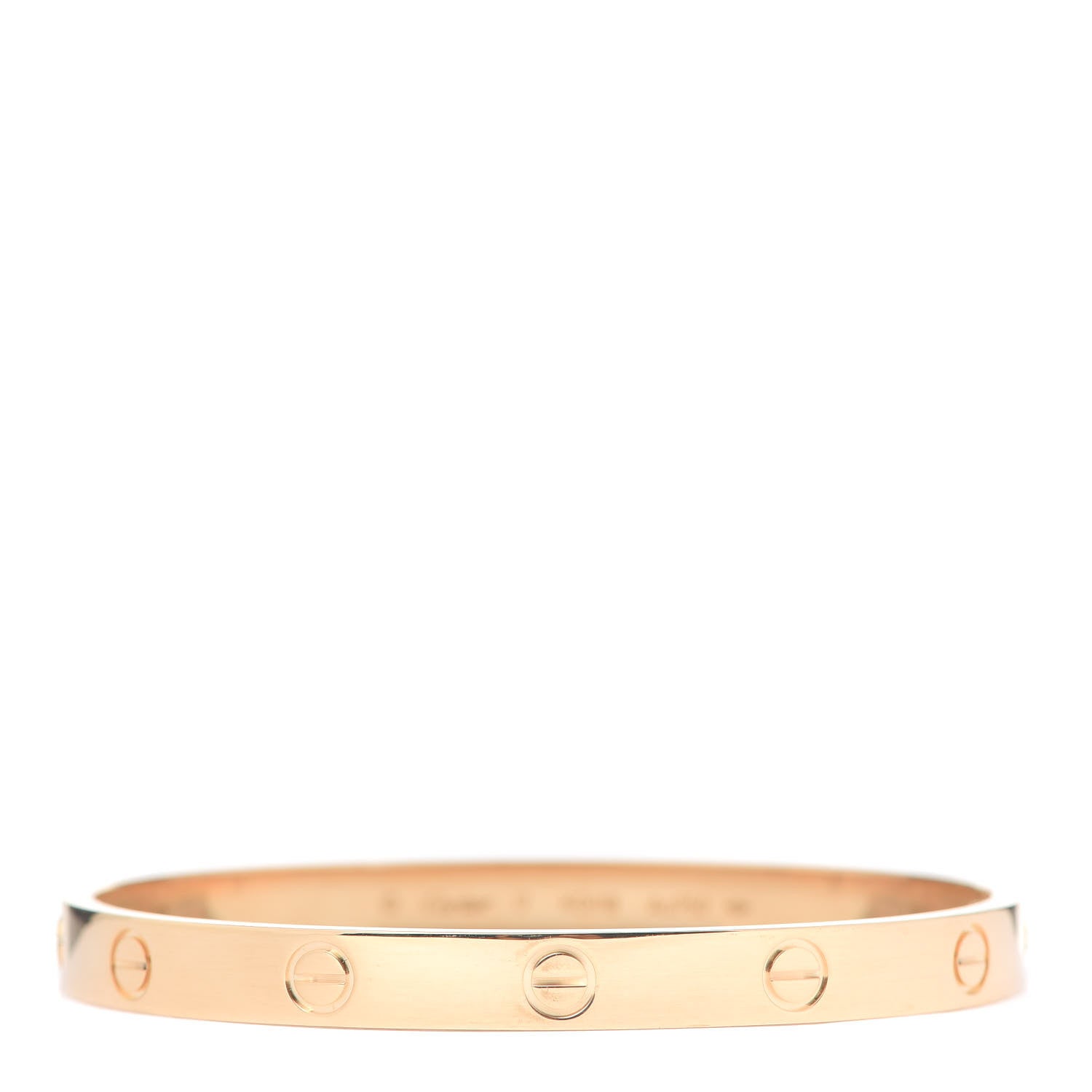Cartier 18K Yellow Gold LOVE Bracelet 17 3 of 5