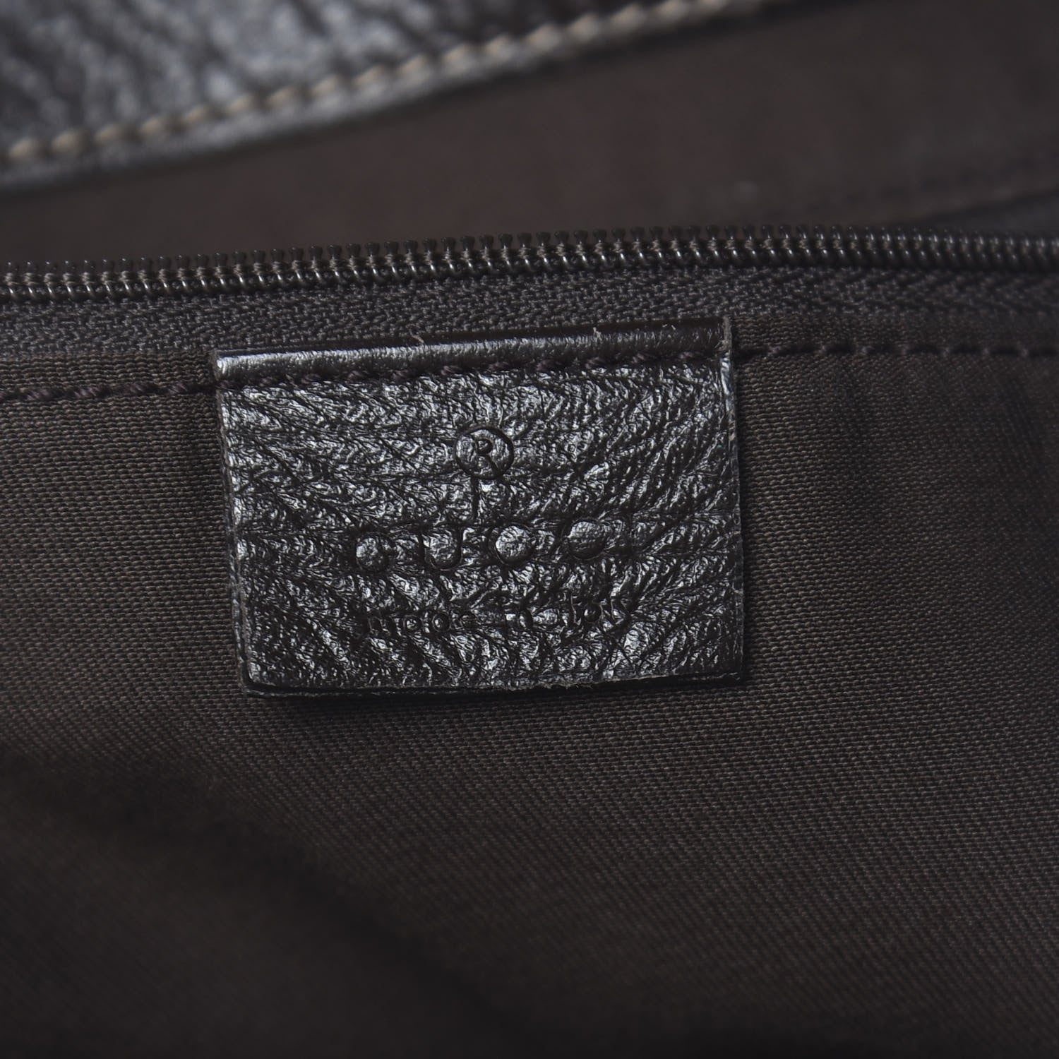 Gucci Monogram D Gold Tote Dark Brown 6 of 14