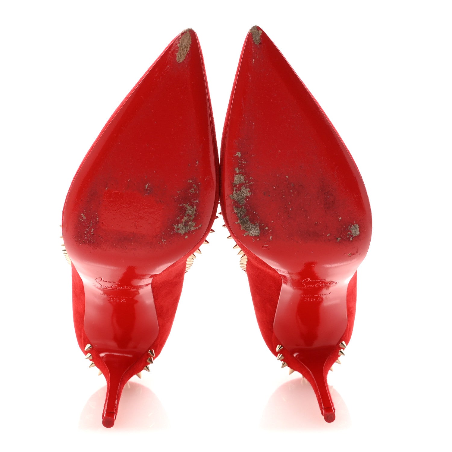 Christian Louboutin Veau Velours Anjalina 85 Pumps 35.5 Loubi