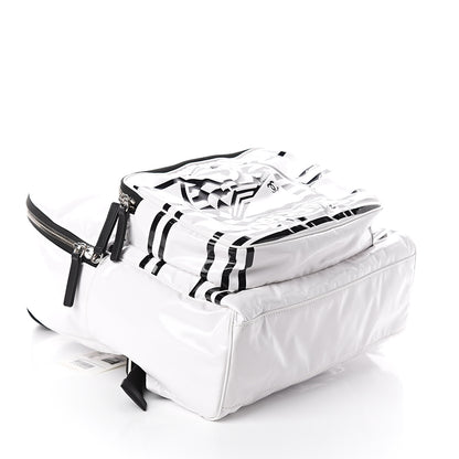Chanel Vinyl La Pausa Bay Backpack White 3 of 9