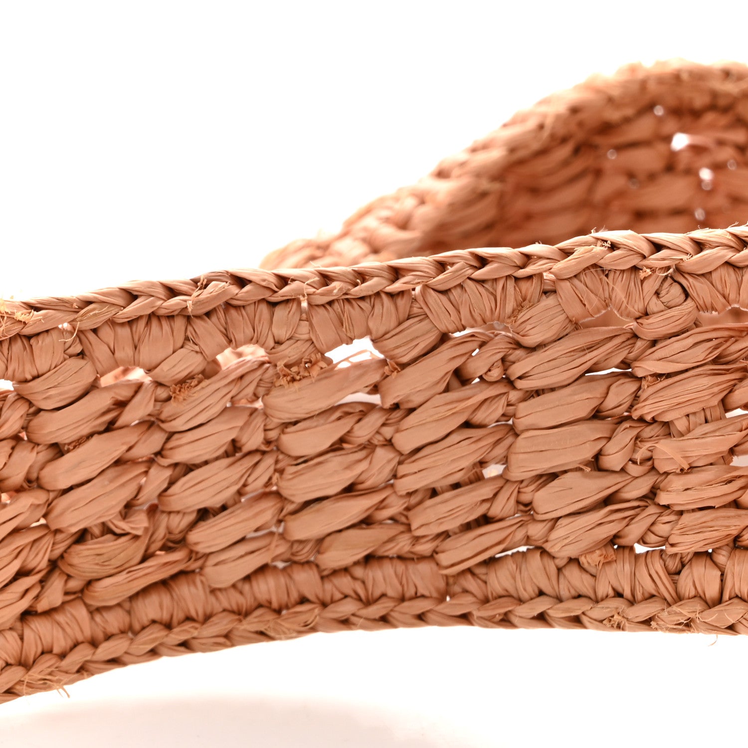Chloe Raffia Summer Banana Tote Summery Beige 11 of 11