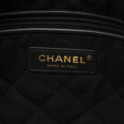Chanel Shiny Calfskin Quilted Small Chanel 22 Black 8 of 13