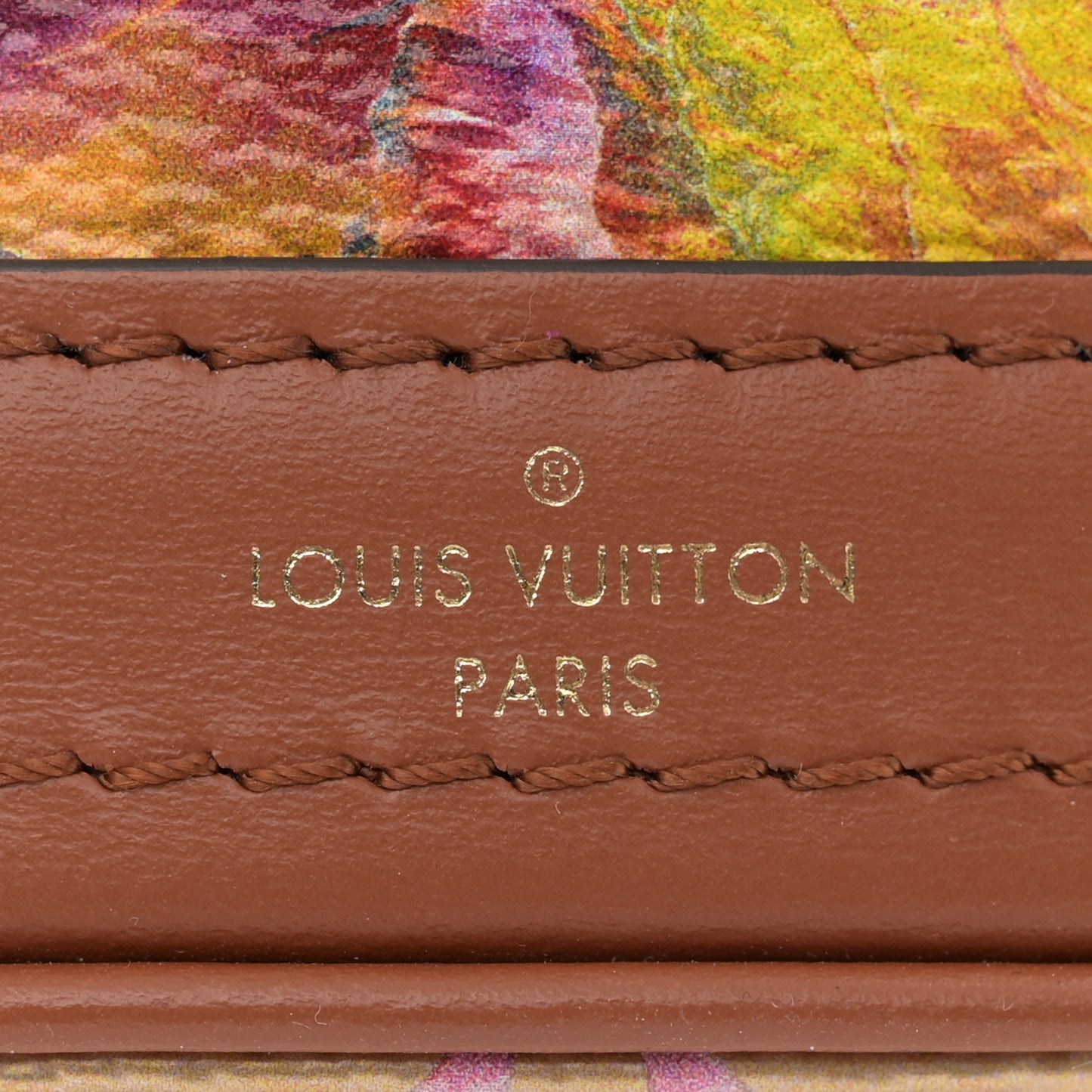 Metallic Monogram LV Garden Nano Bucket Bag Gold