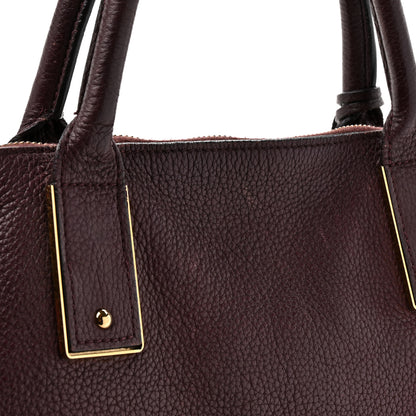 Mulberry Classic Grained Calfskin Alice Satchel Oxblood 13 of 20
