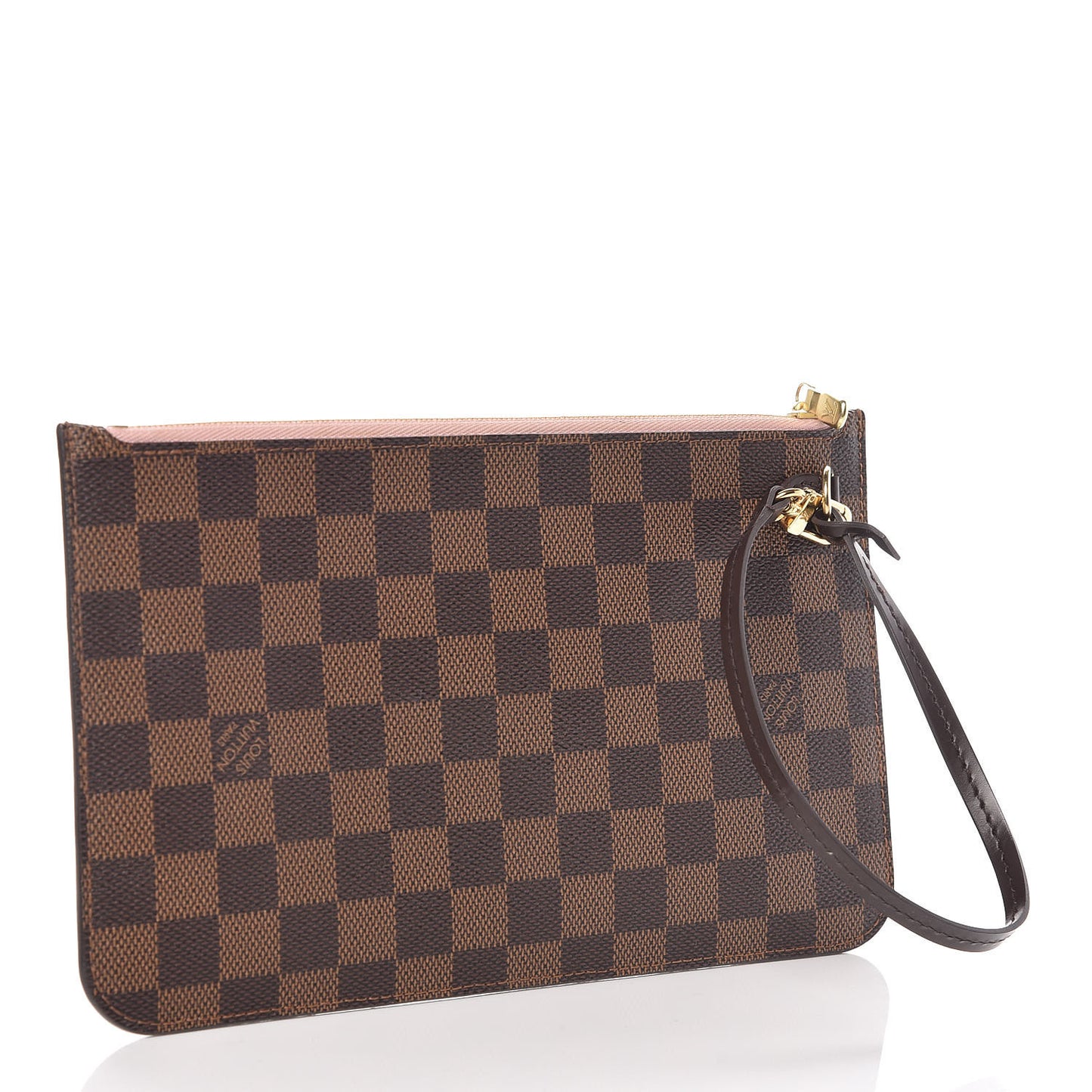 Damier Ebene Neverfull MM GM Pochette Rose Ballerine