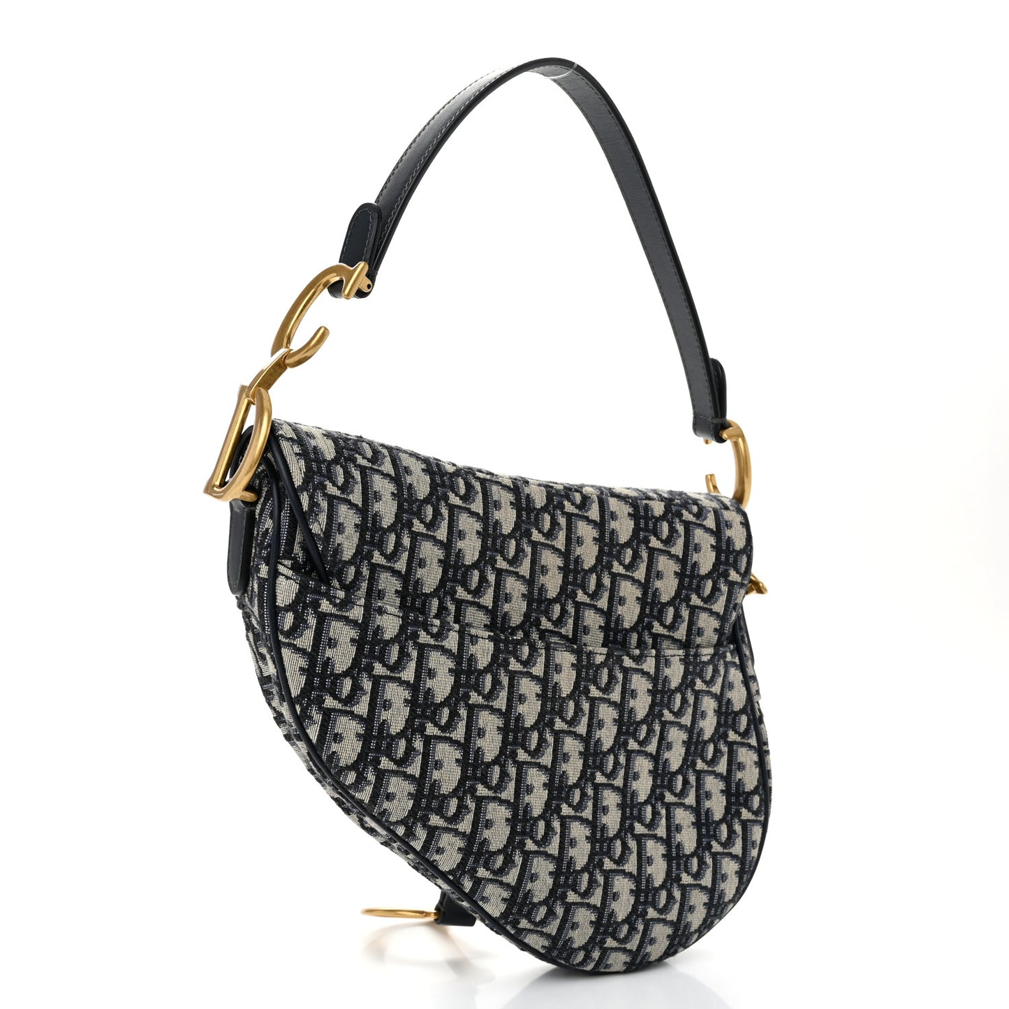 Oblique Saddle Bag Blue