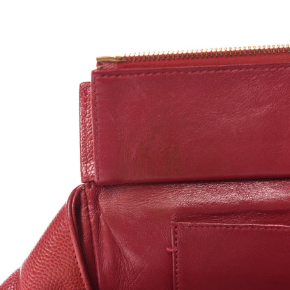 Chanel Caviar Quilted Petit Timeless Tote PTT Dark Pink 16 of 22