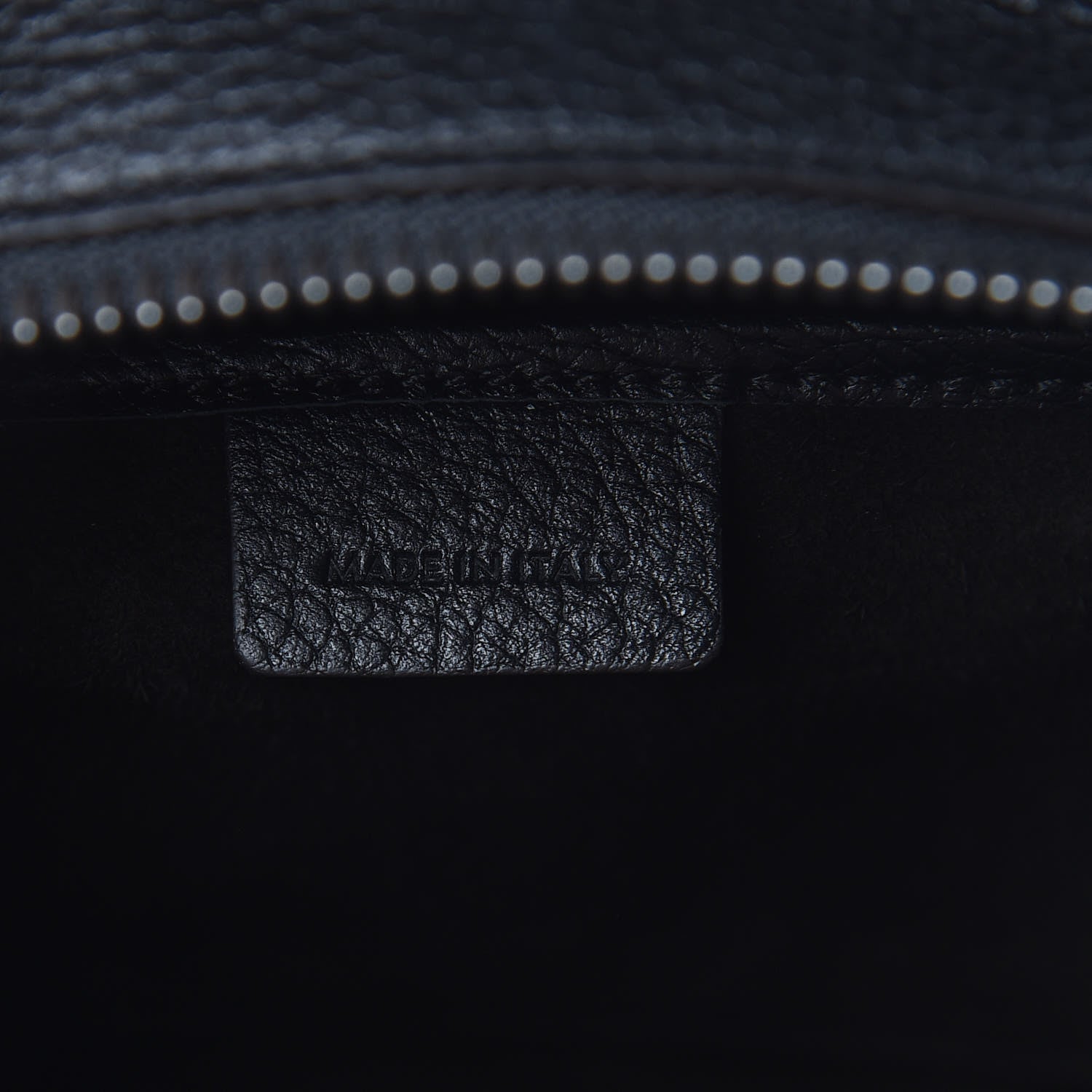 Celine Drummed Calfskin Nano Luggage Black 6 of 10