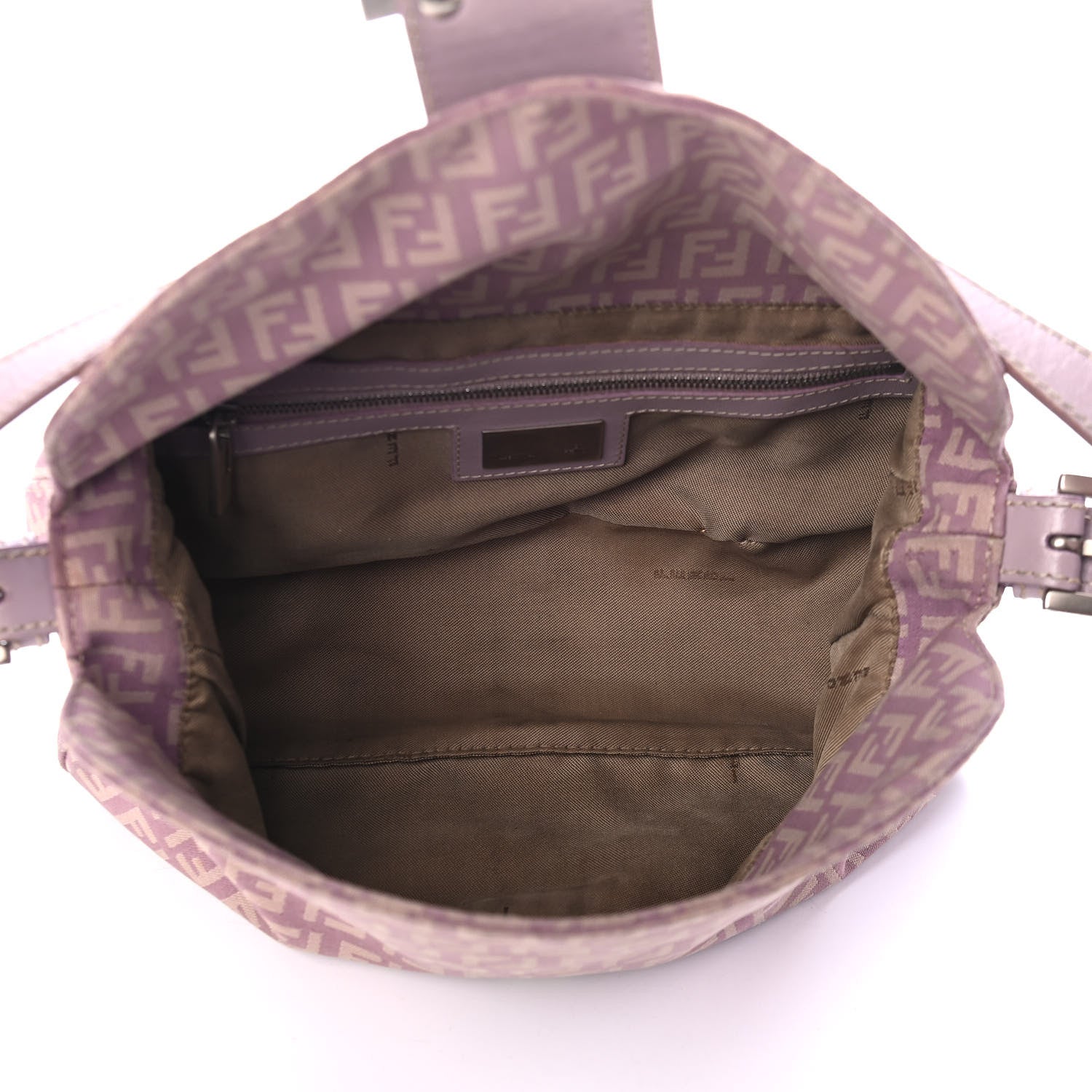 Fendi Zucchino Cuoio Baguette Lilla 4 of 5
