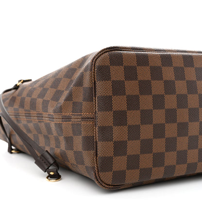 Louis Vuitton Damier Ebene Neo Neverfull MM Rose Ballerine 12 of 13