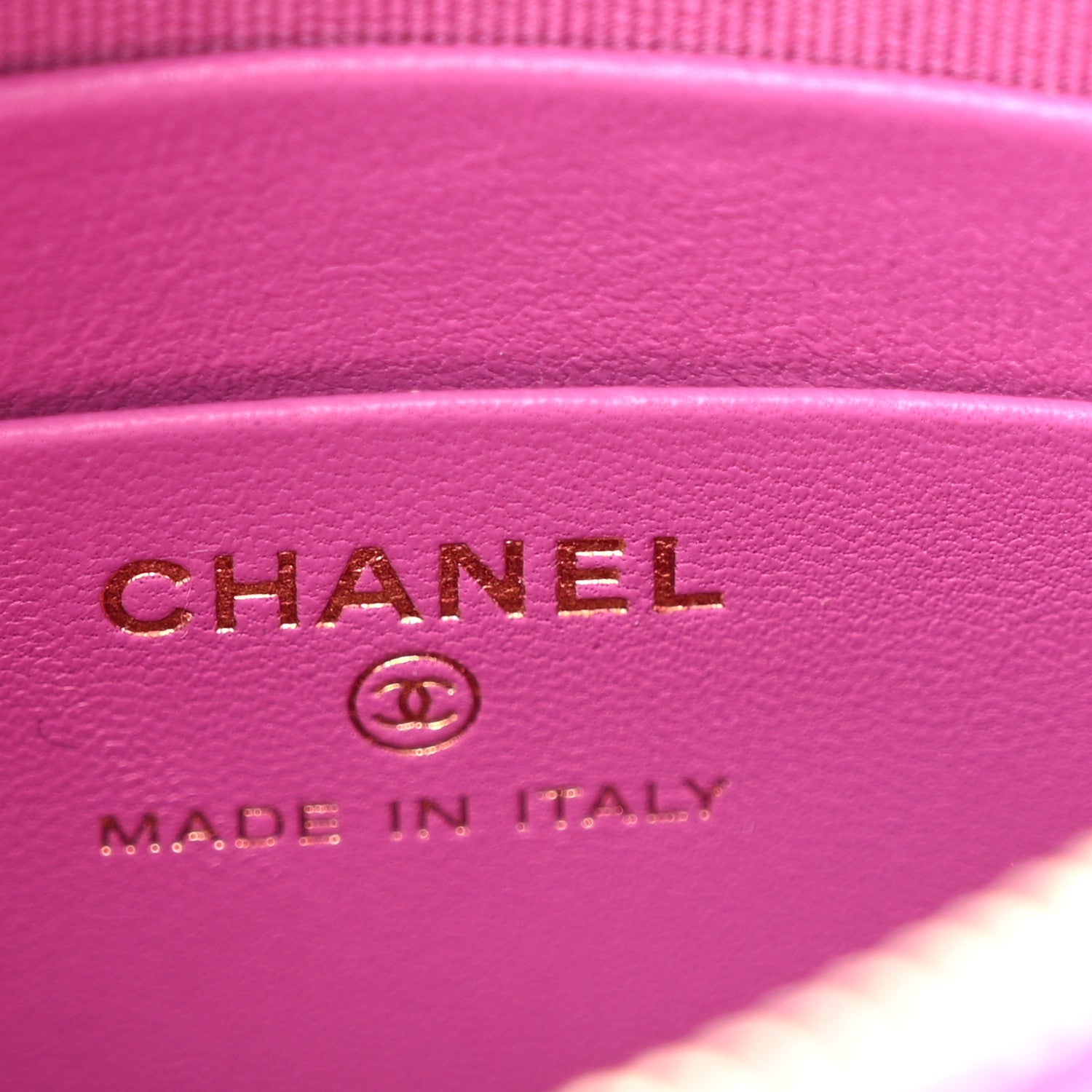 Chanel Tweed Quilted Mini Clutch With Chain Purple 6 of 12