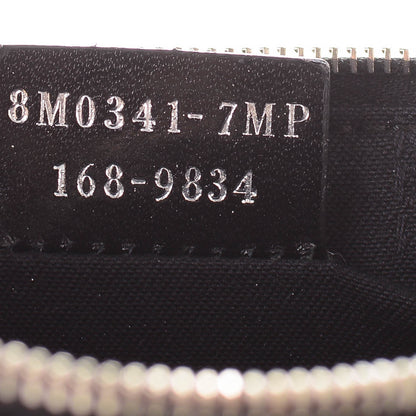 Fendi Vitello Elite Mink Fur Studded Karlito Zip Pouch Black 7 of 7