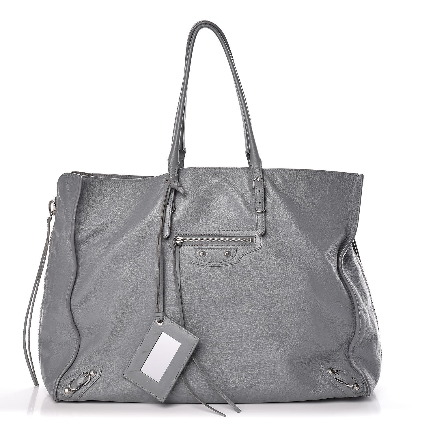Balenciaga Veau Papier A4 Zip Around Tote Grey 1 of 21