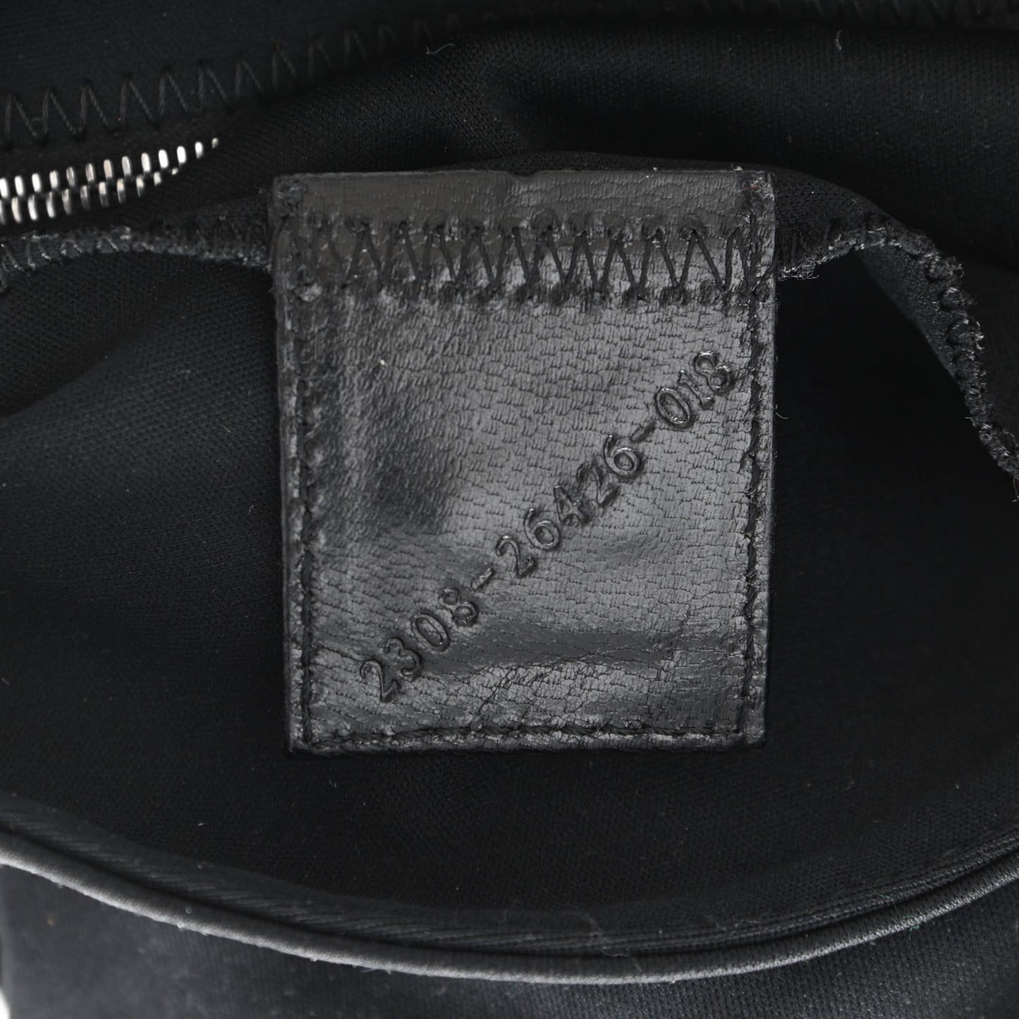 Nylon Baguette Bag Black