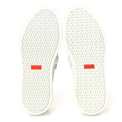 Hermes Calfskin Game Slip On Sneakers White 7 of 15