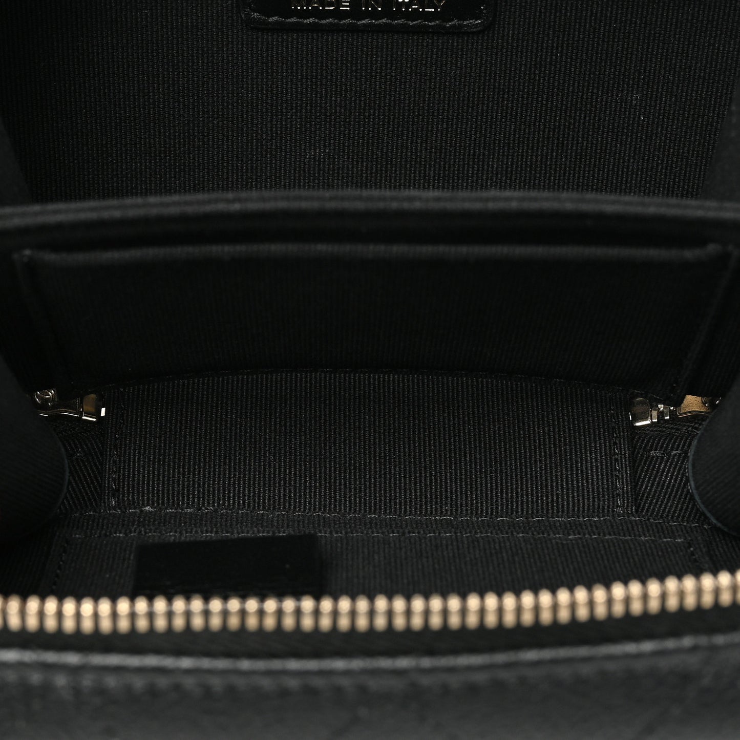 Caviar Quilted Vanity Case Black