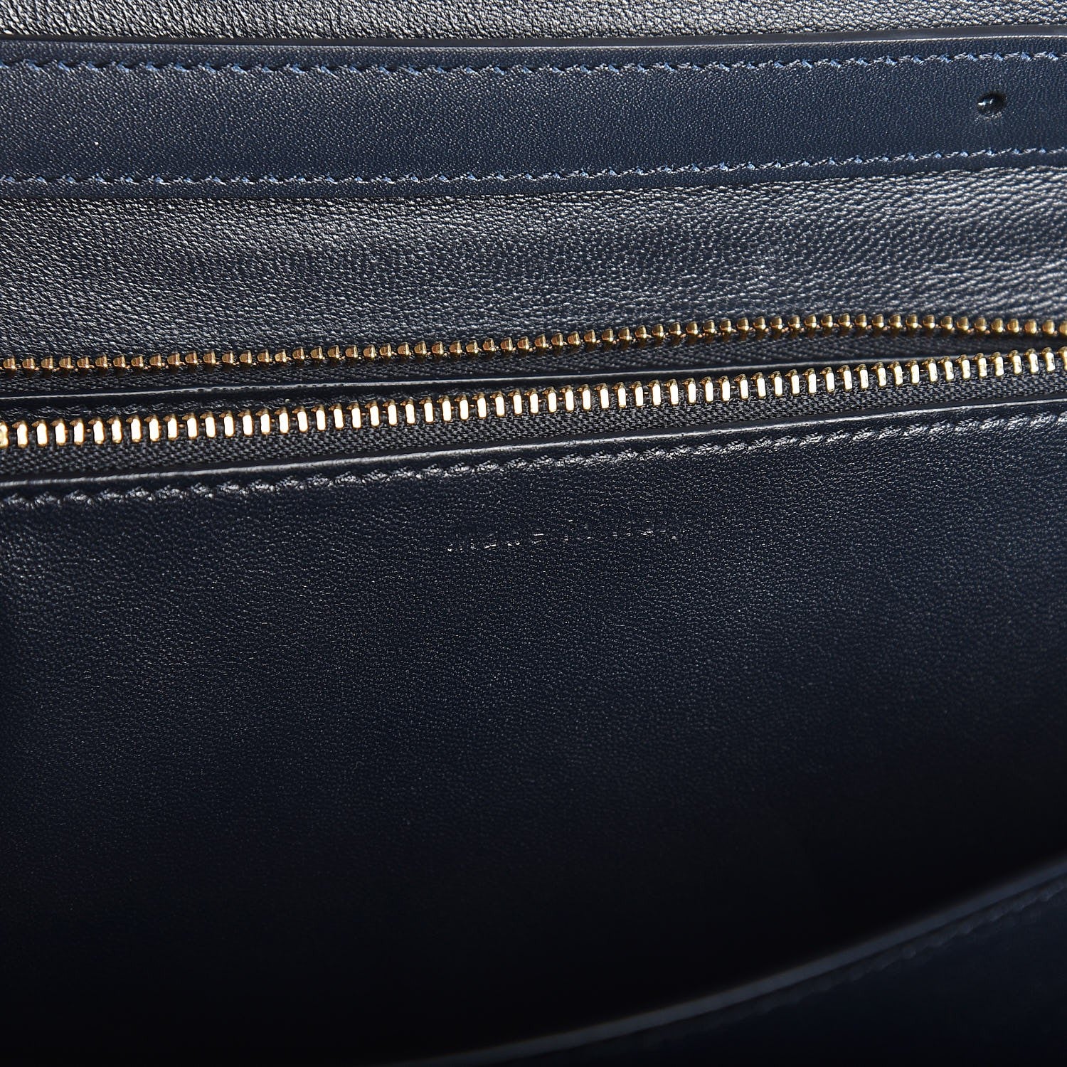 Celine Box Calfskin Medium Classic Box Flap Bag Navy 7 of 7