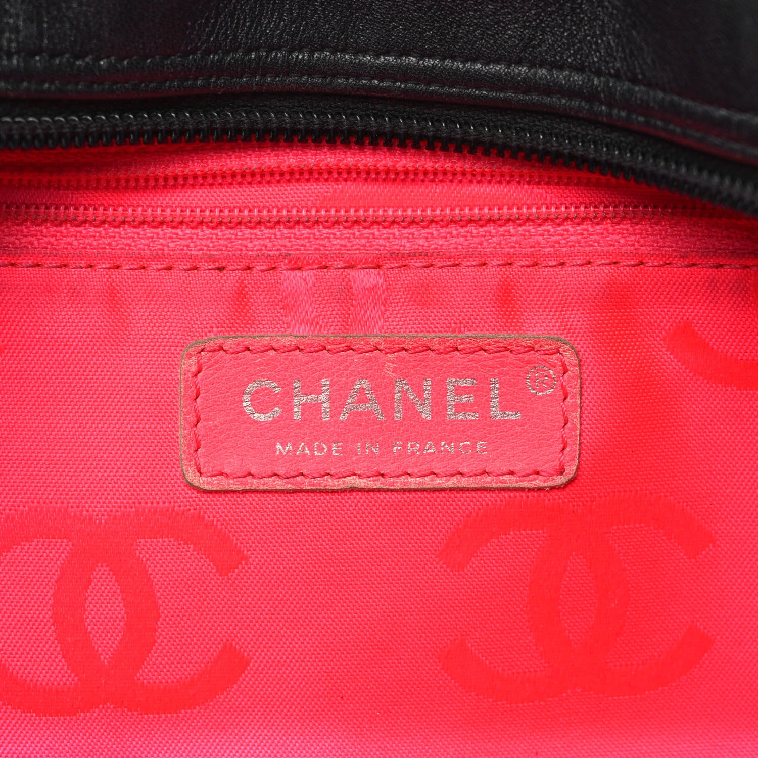 Chanel Calfskin Quilted Large Cambon Bowler Black 6 of 16
