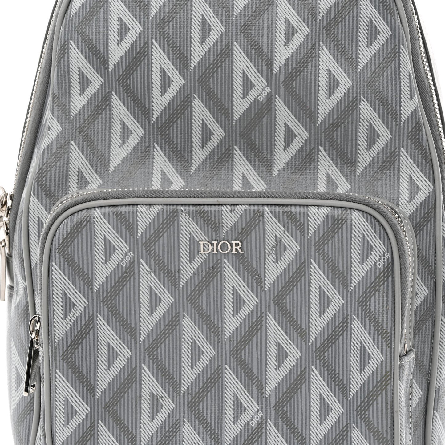 Christian Dior Coated Canvas CD Diamond Mini Rider Backpack Gray 1306692 – FASHIONPHILE