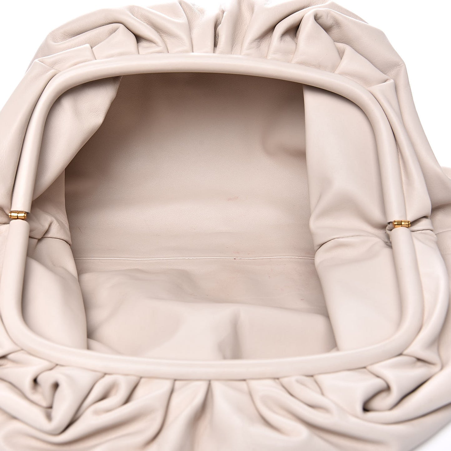 Smooth Butter Calf The Pouch Oversized Clutch Mist