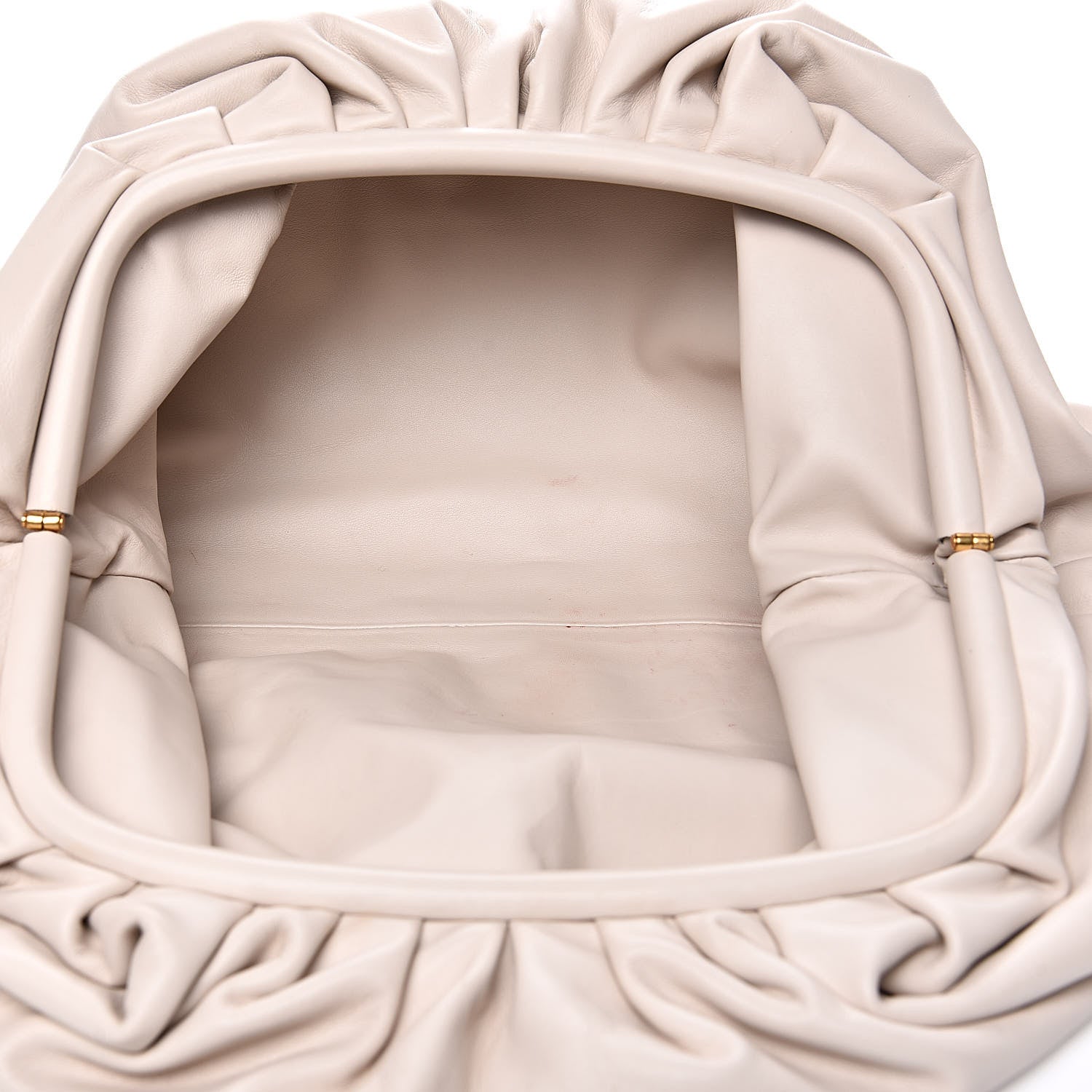 Bottega Veneta Smooth Butter Calf The Pouch Oversized Clutch Mist 5 of 11