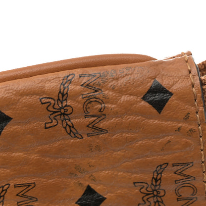 MCM Visetos Medium Crossbody Pouch Cognac 11 of 11