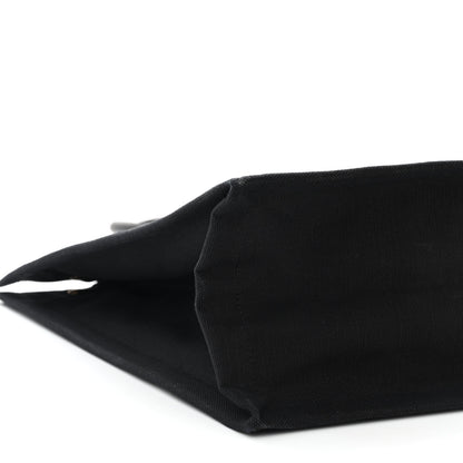 Saint Laurent Canvas Calfskin Leopard Print Rive Gauche Noe Tote Natural Black 9 of 10