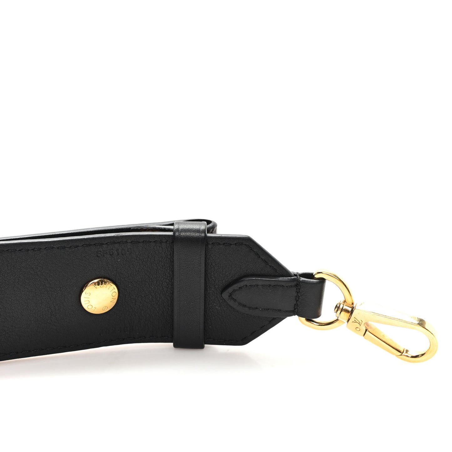 Monogram Adjustable Bandouliere Shoulder Strap Black