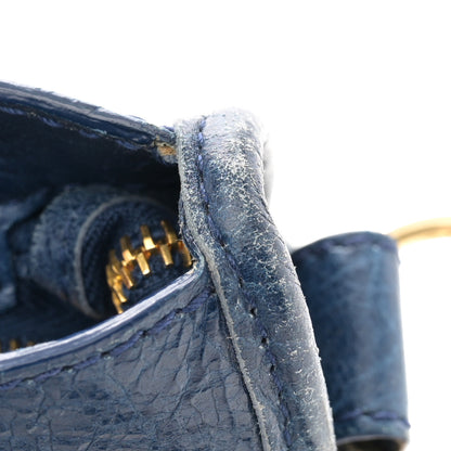 Balenciaga Agneau Giant 12 Gold Hardware Mini City Bleu Mineral 12 of 14