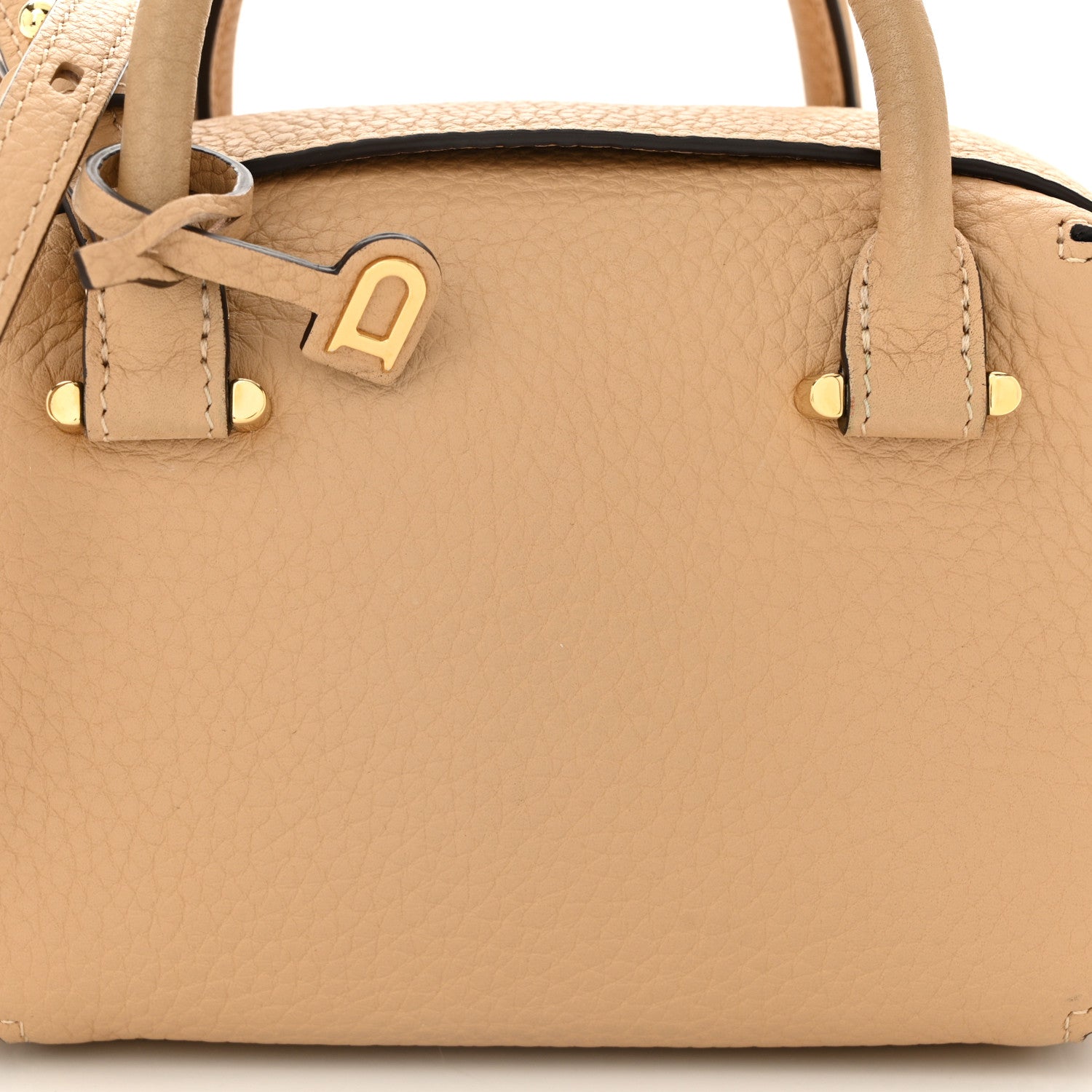 Delvaux Taurillon Soft Nano Cool Box Satchel Latte 8 of 10