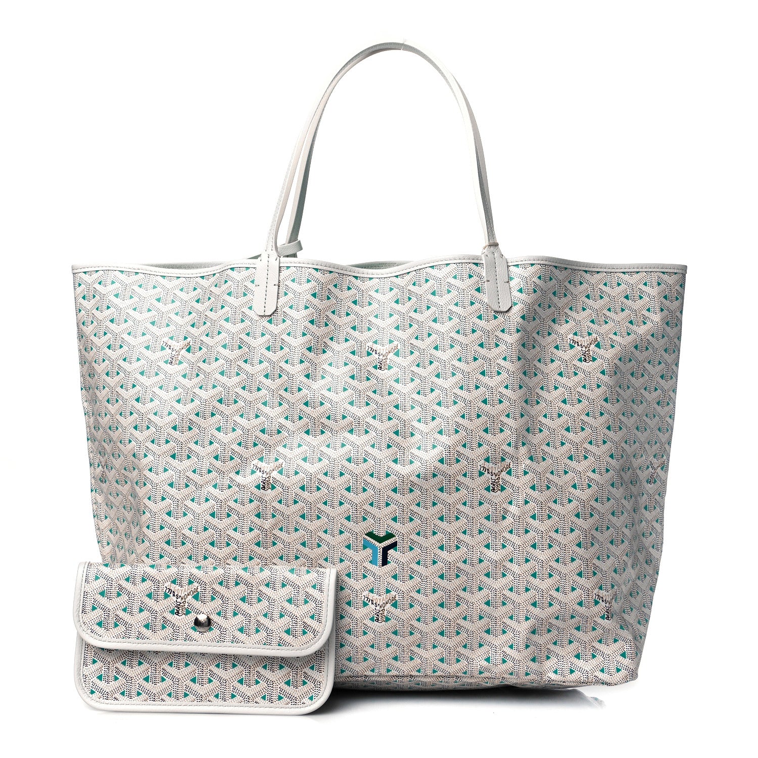 Goyard Goyardine Saint Louis Claire Voie GM White Opaline 1 of 11