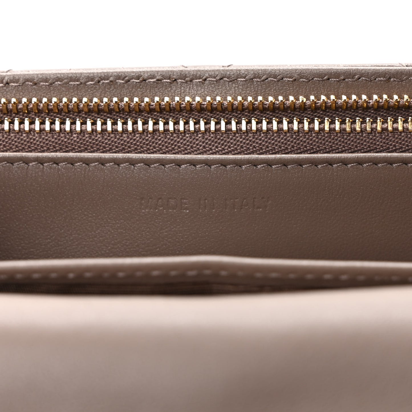 Lambskin Chain Lady Dior Chain Pouch Warm Taupe