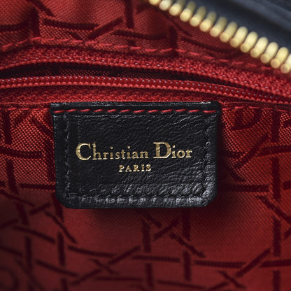 Christian Dior Lambskin Cannage Medium Lady Dior Black 6 of 10