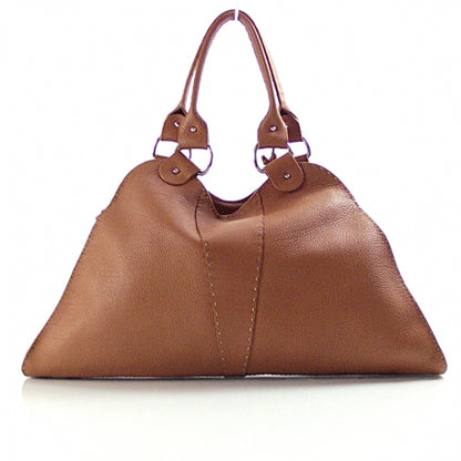 Fendi Calfskin Romano Selleria Diablo Shopper Camel 1 of 11