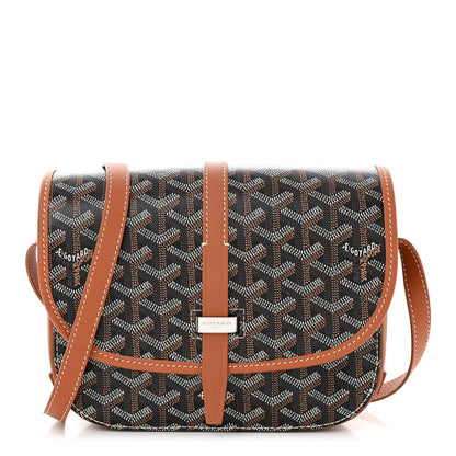 Goyard Goyardine Belvedere II PM Messenger Bag Black Gold 1 of 9
