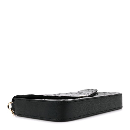Louis Vuitton Empreinte Pochette Felicie Chain Wallet Black 5 of 12