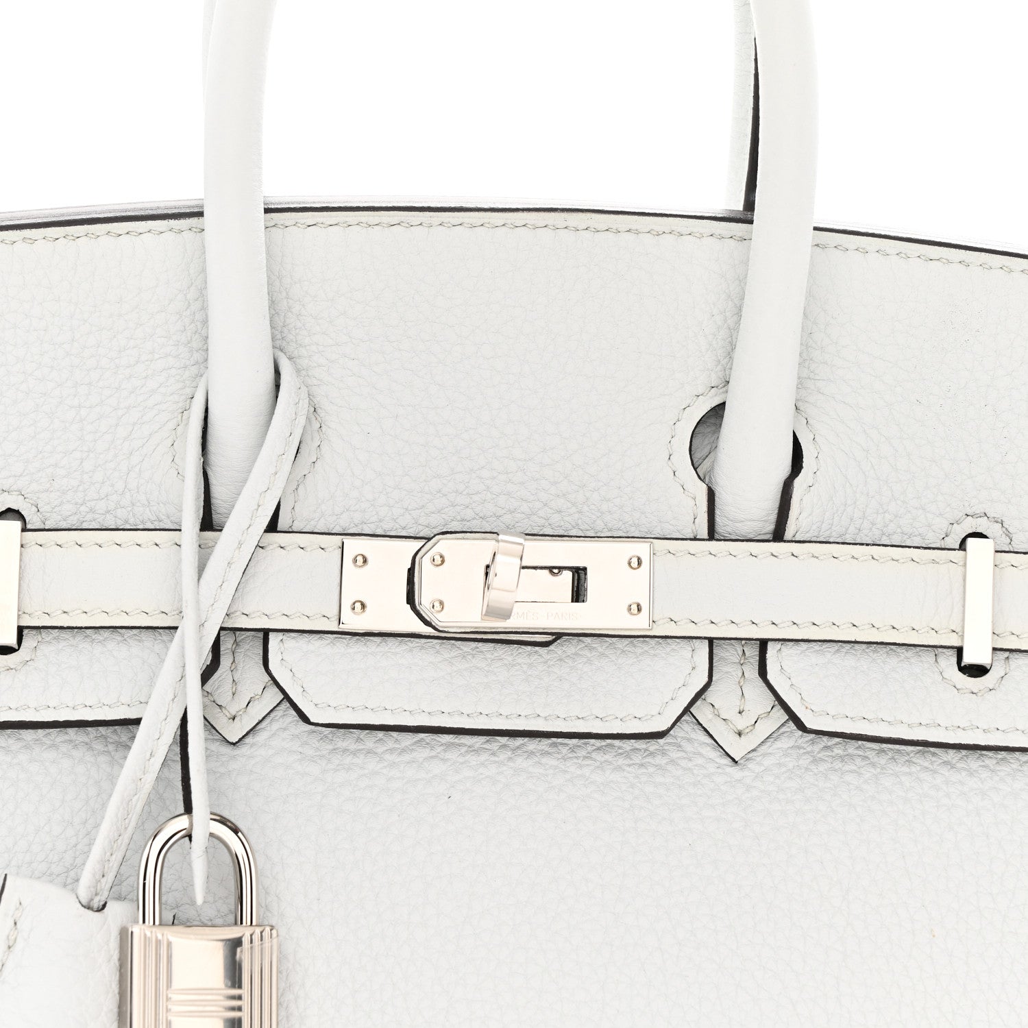 Hermes Togo Birkin 25 Gris Platine 7 of 11